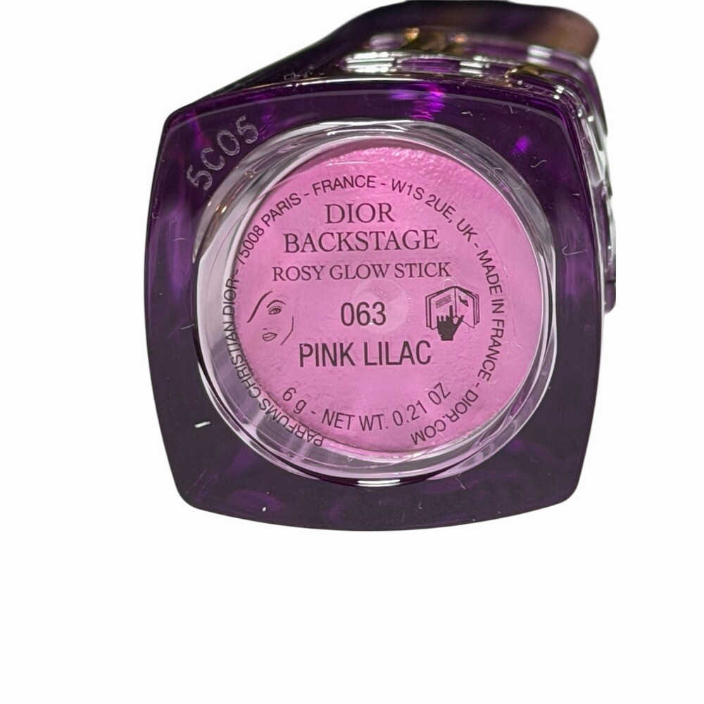 Dior Backstage Rosy Glow Stick Cream Blush 063 Pink Lilac 6g/0.21oz FULL SIZE - Picture 5 of 9